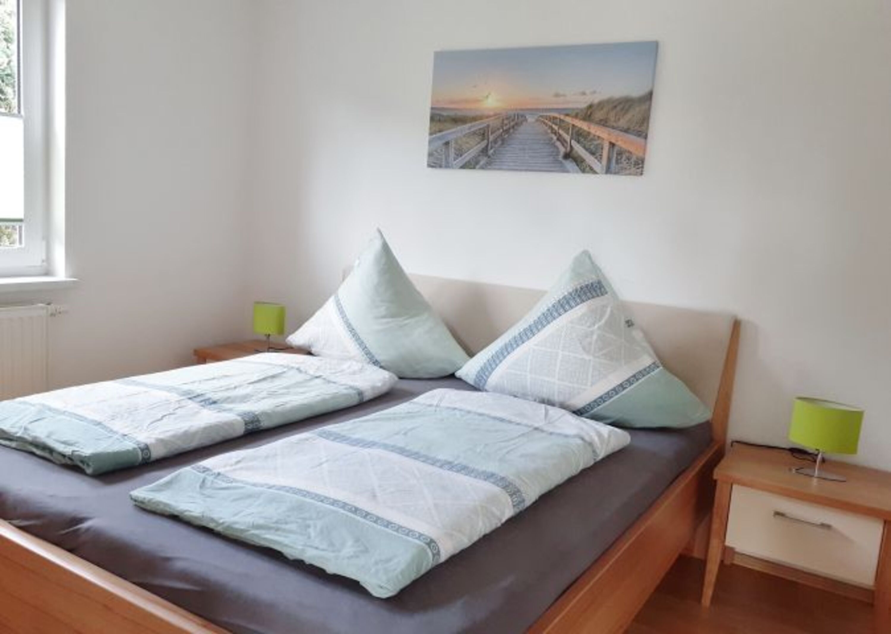 Schlafzimmer mit Doppelbett