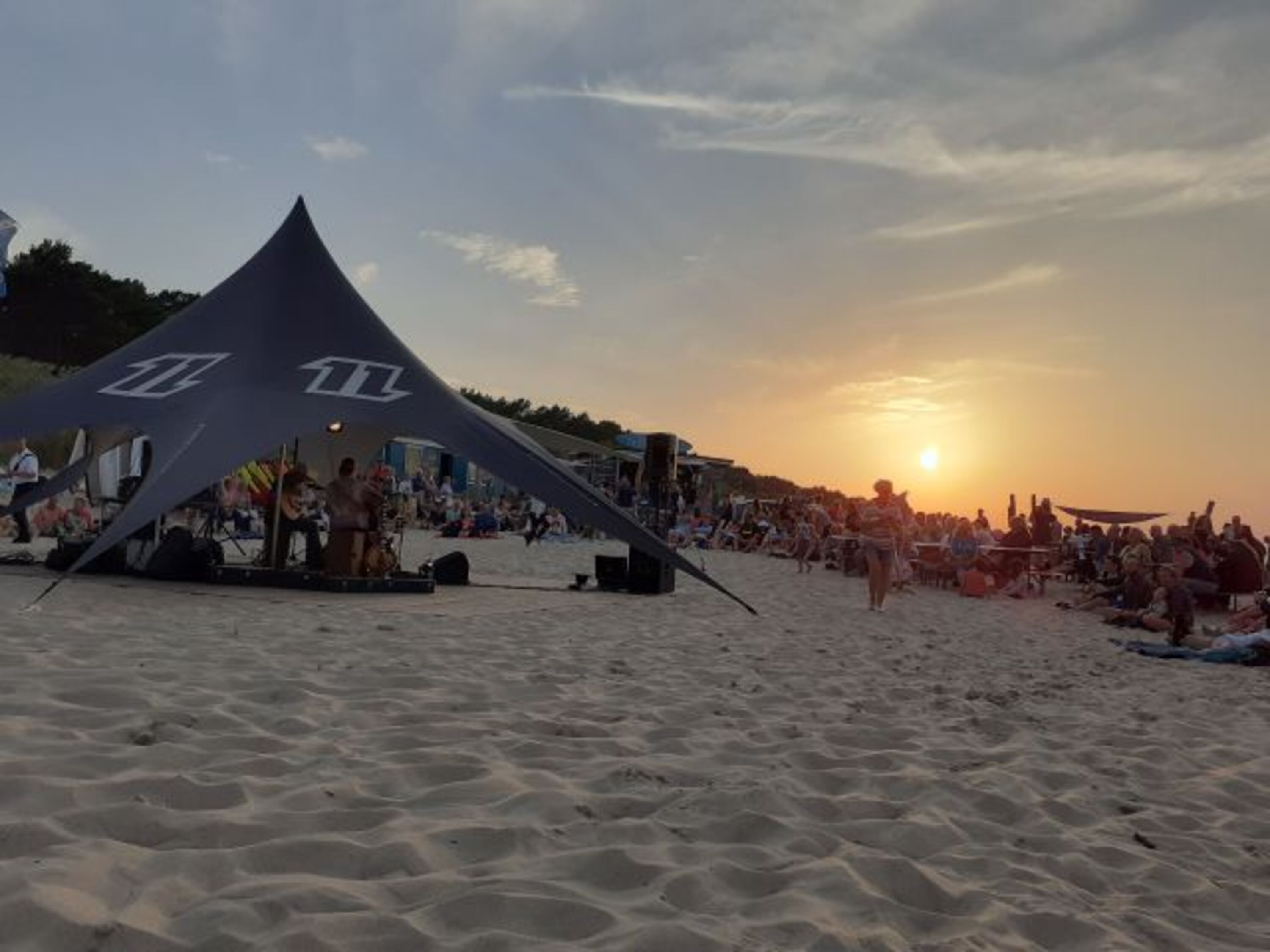Abendstimmung Ostseestrand Insel Usedom