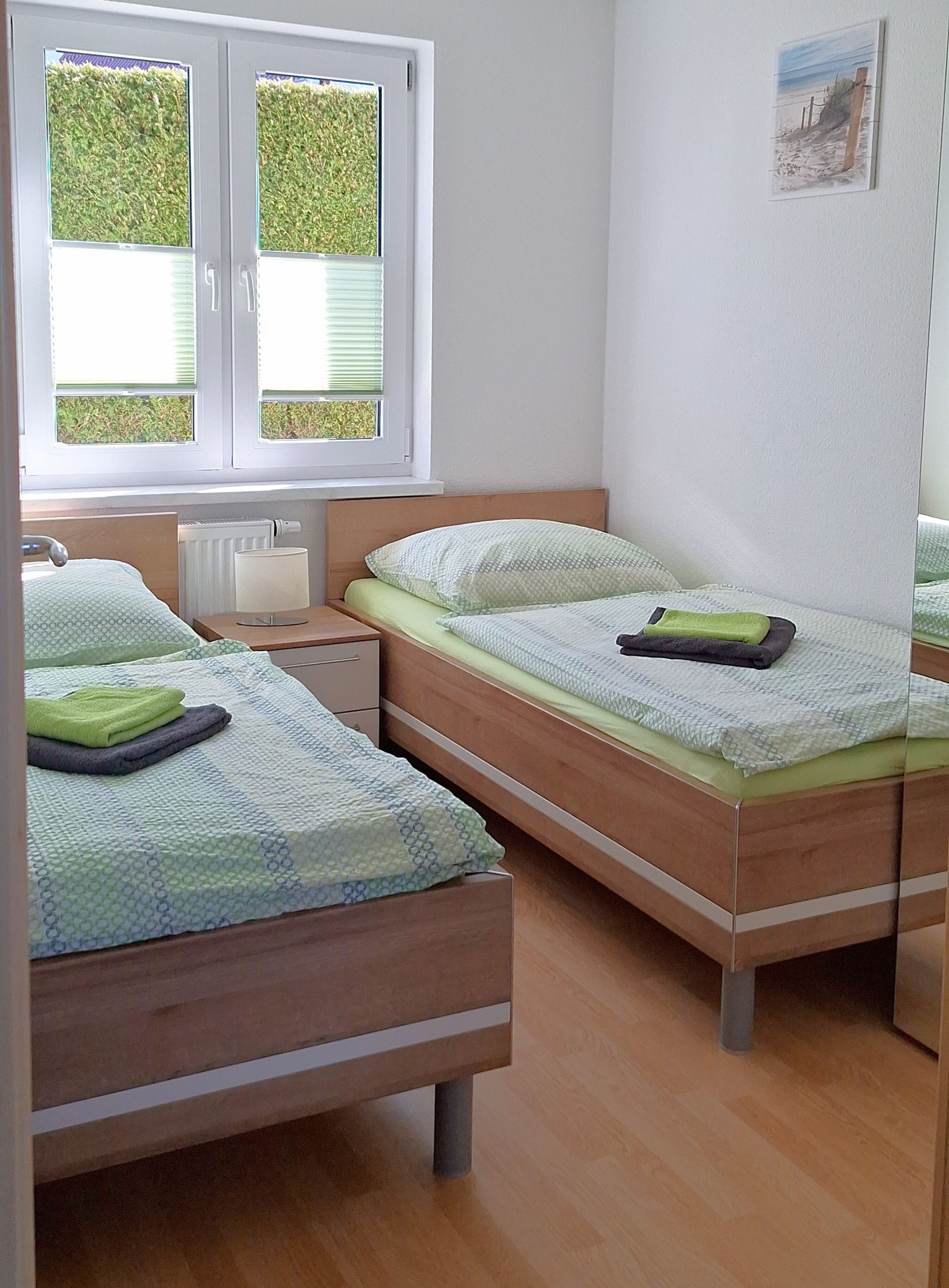 Schlafzimmer mit Einzelbetten