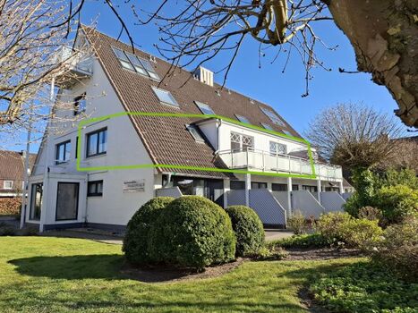 Aussenansicht Küstenidyll im Appartmenthaus Meeresbucht
