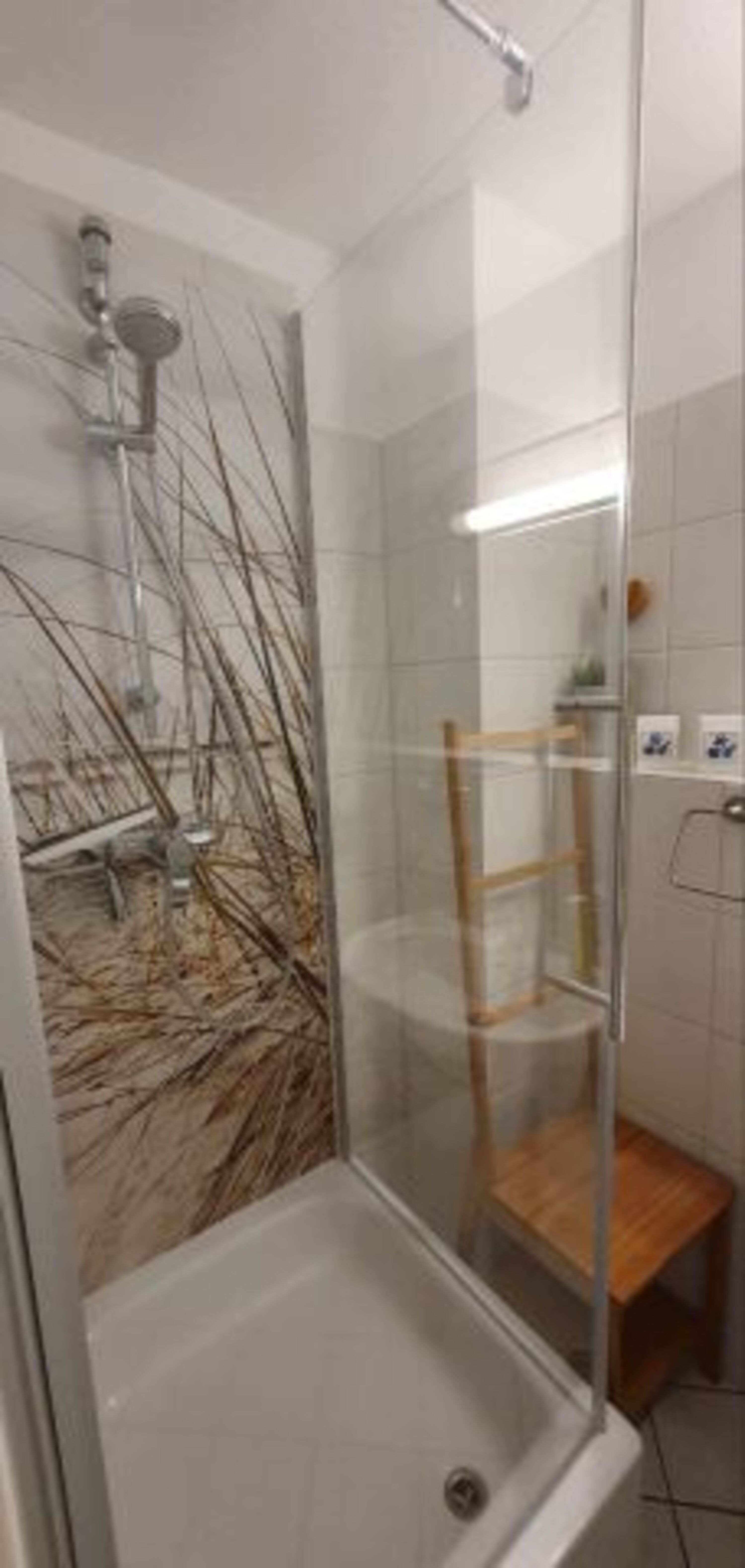 Dusche im Bad