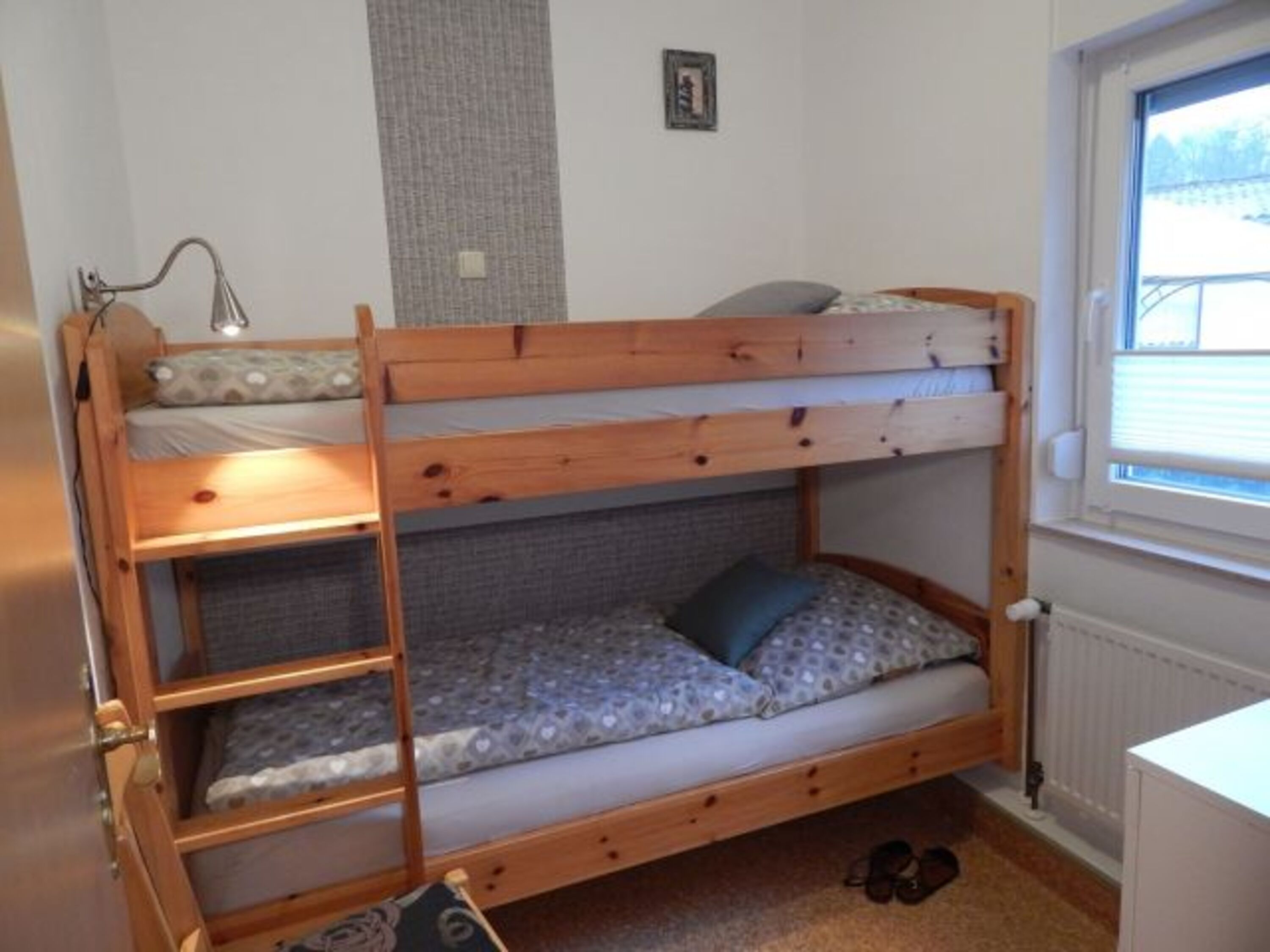 Schlafzimmer mit Etagenbett