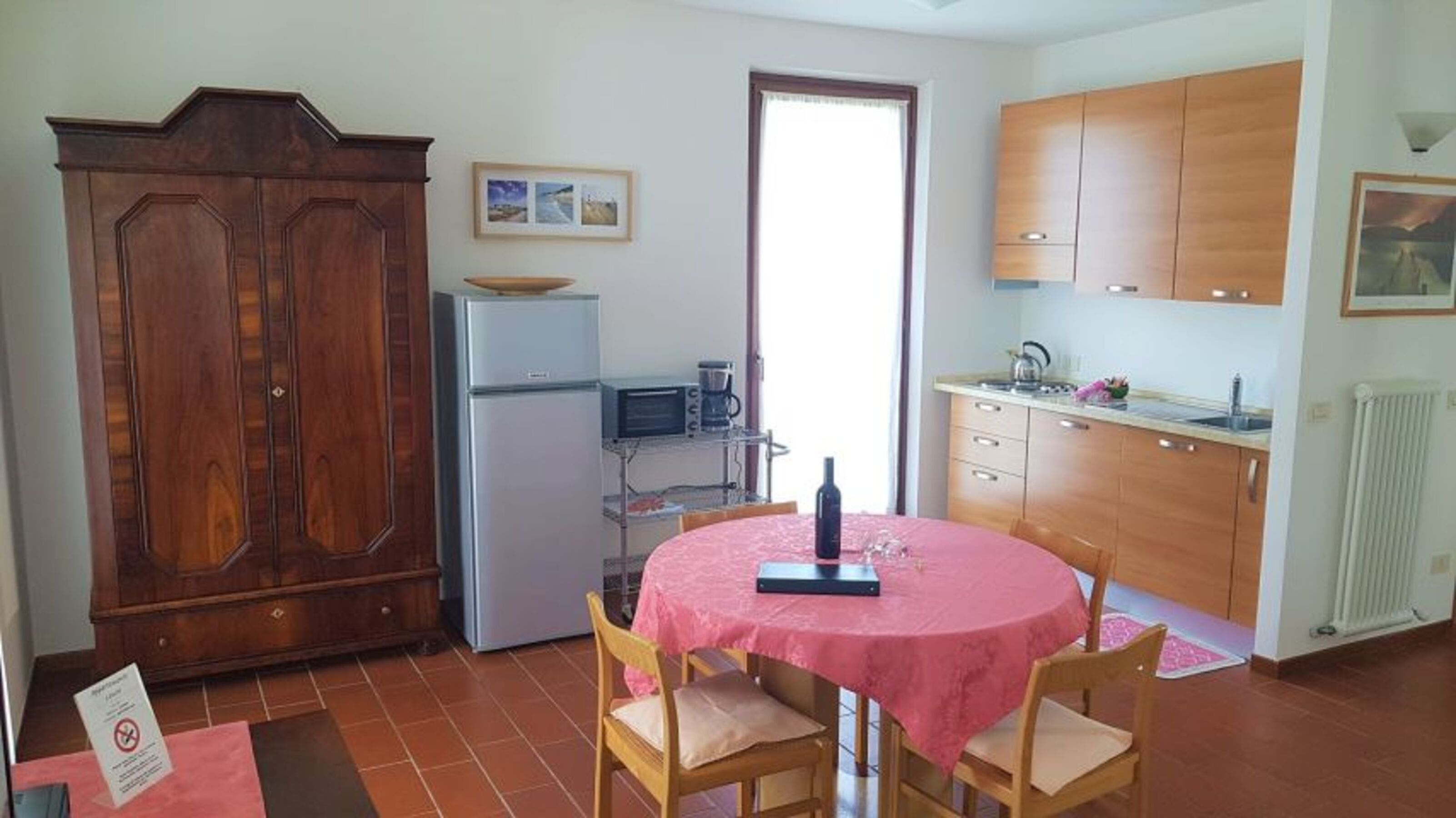 Essbereich mit Küche obere Ferienwohnung