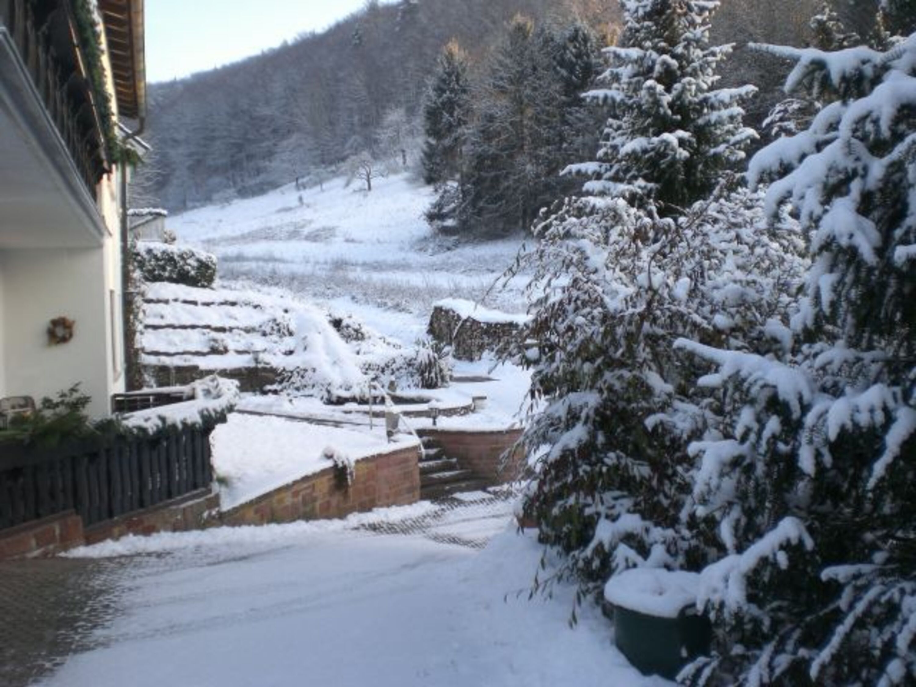 Unser Anwesen im Winter