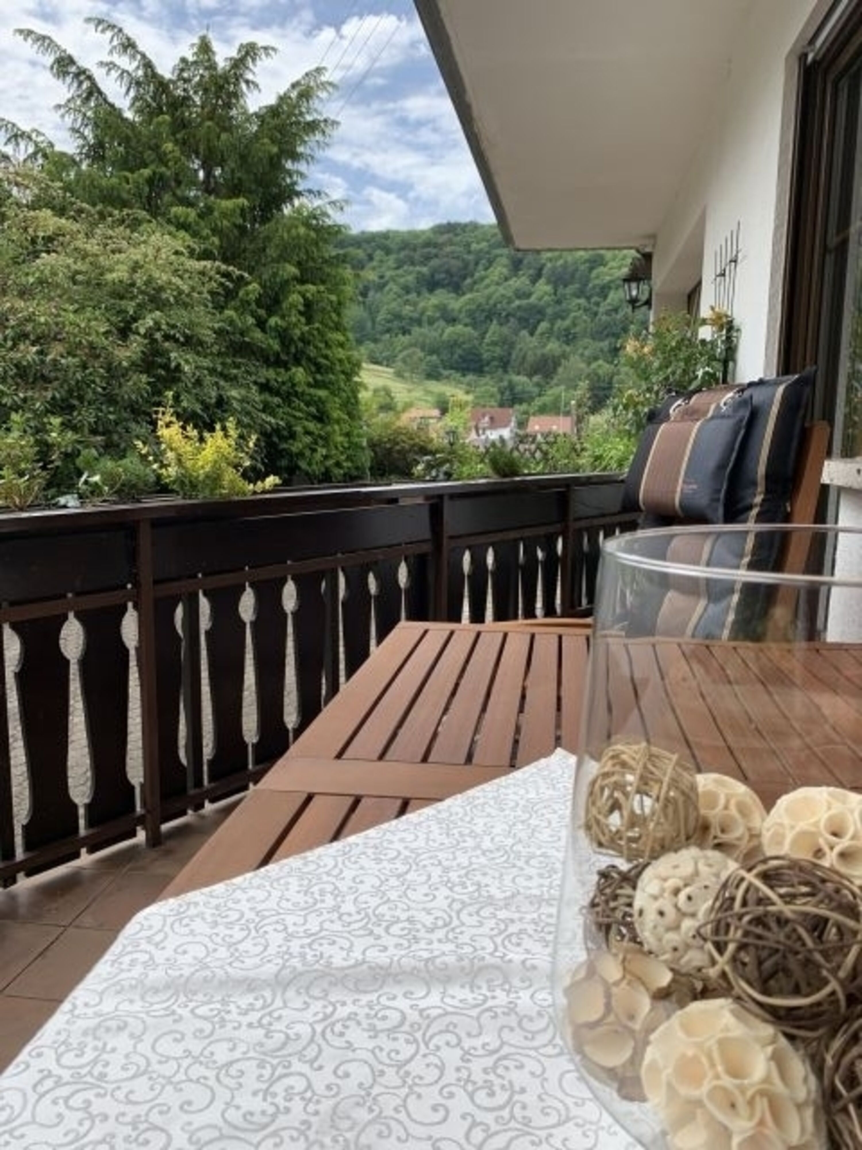 Terrasse mit herrlichem Ausblick