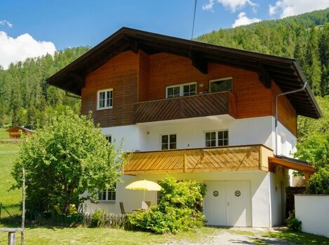 Südseite Ansicht Terrasse und Balkon mit Alpenblick