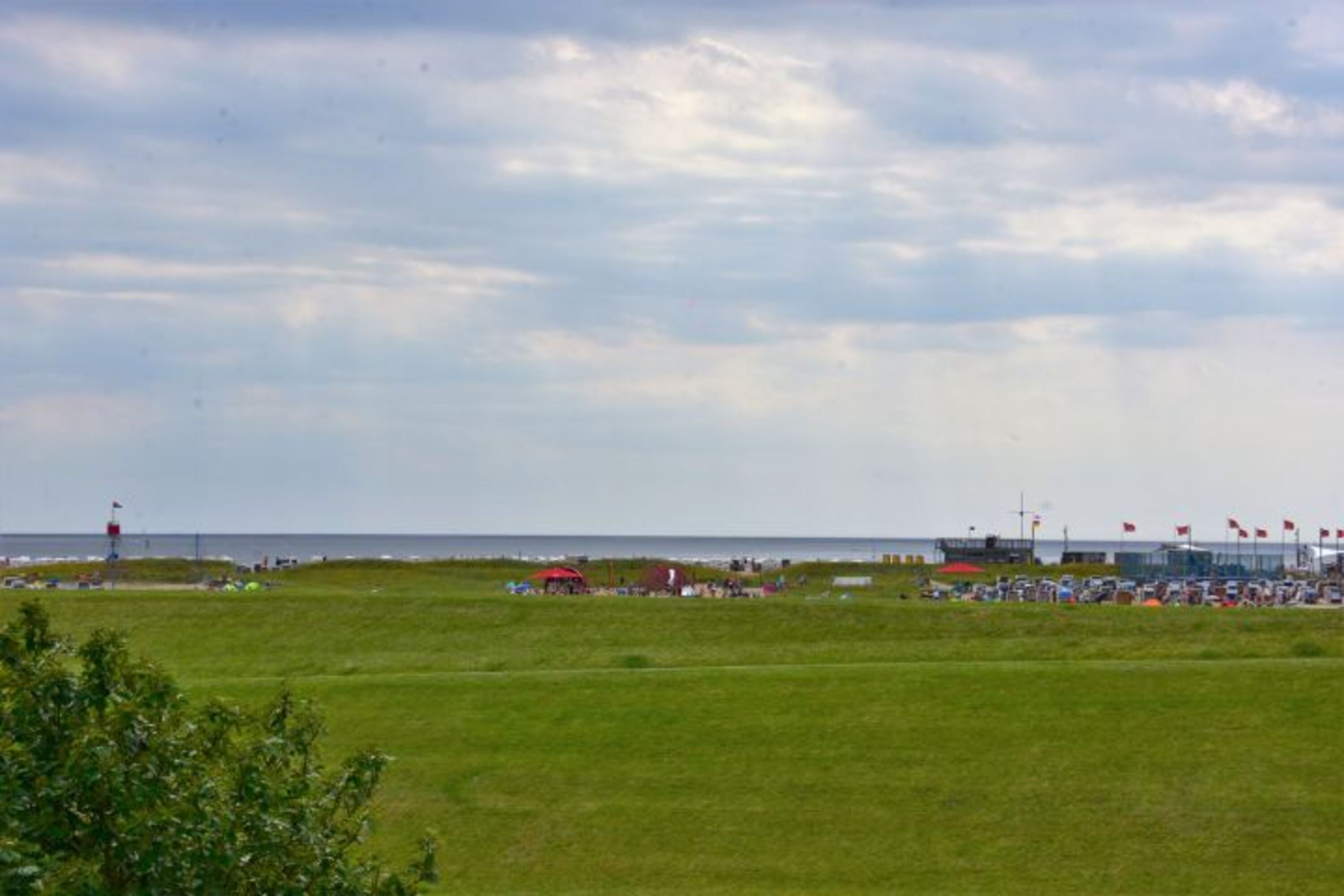 Ausblick auf Perlebucht