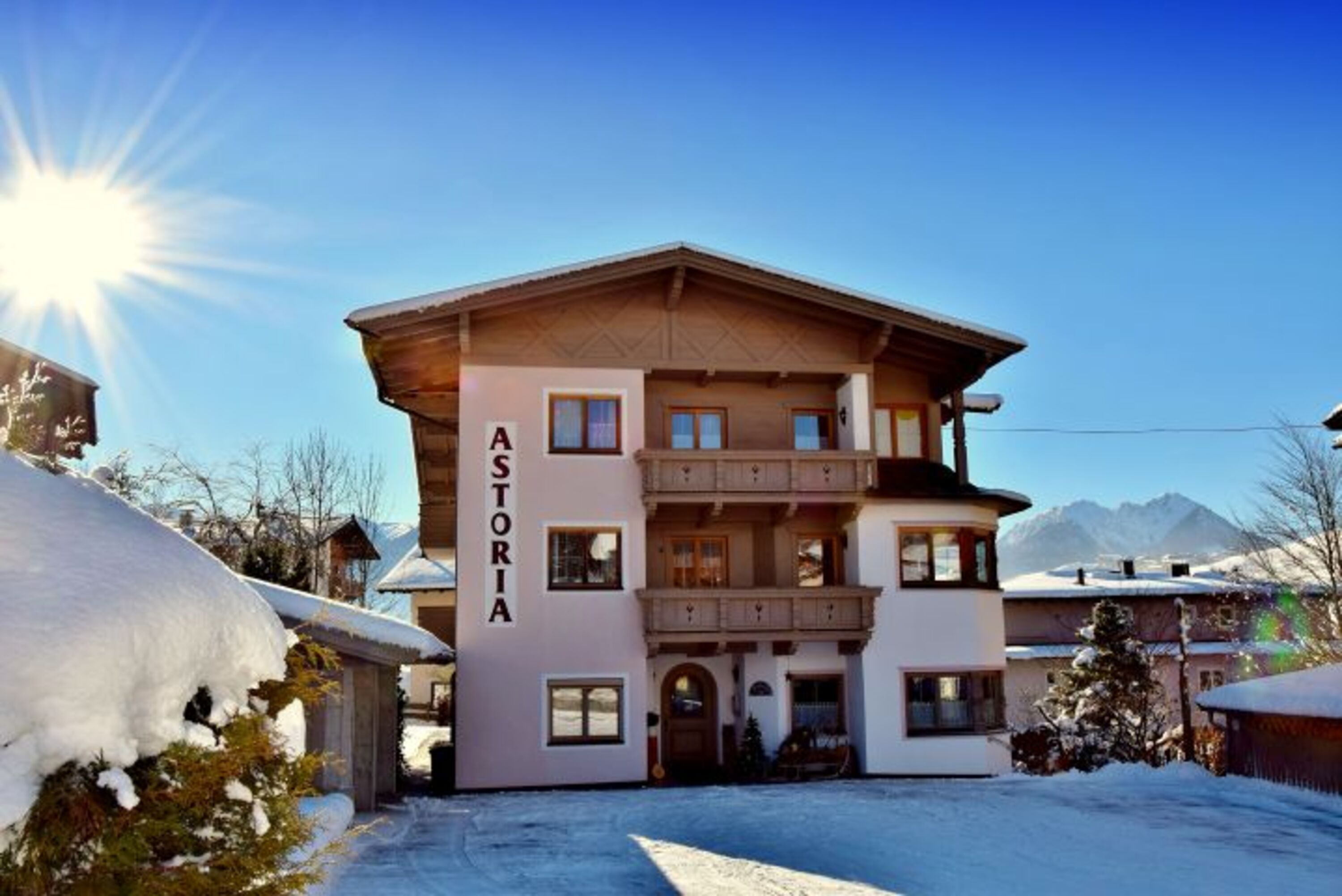 Winter im Hochtal Wildschoenau Alpachtal 