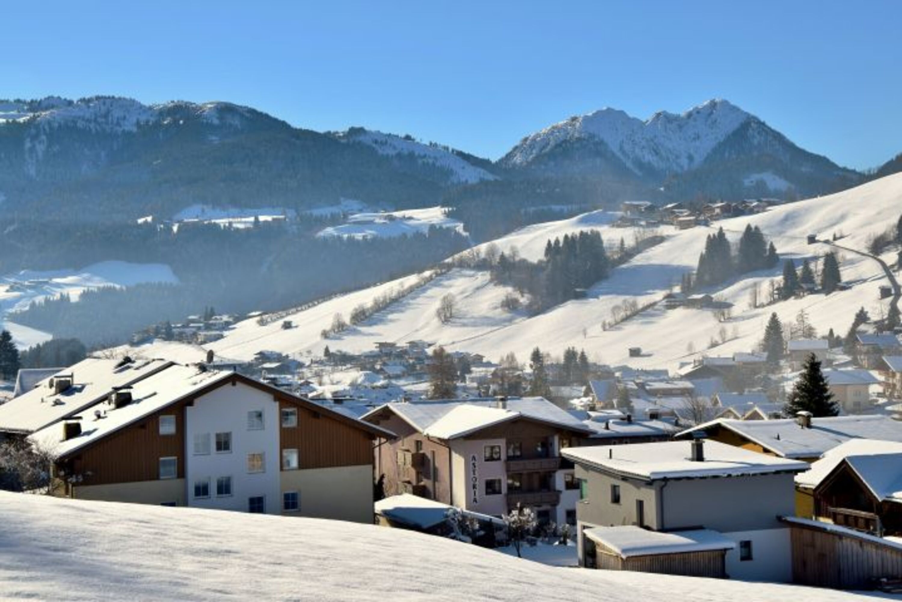 Wildschoenau im Winter Tirol Oberau Niederau Auffach
