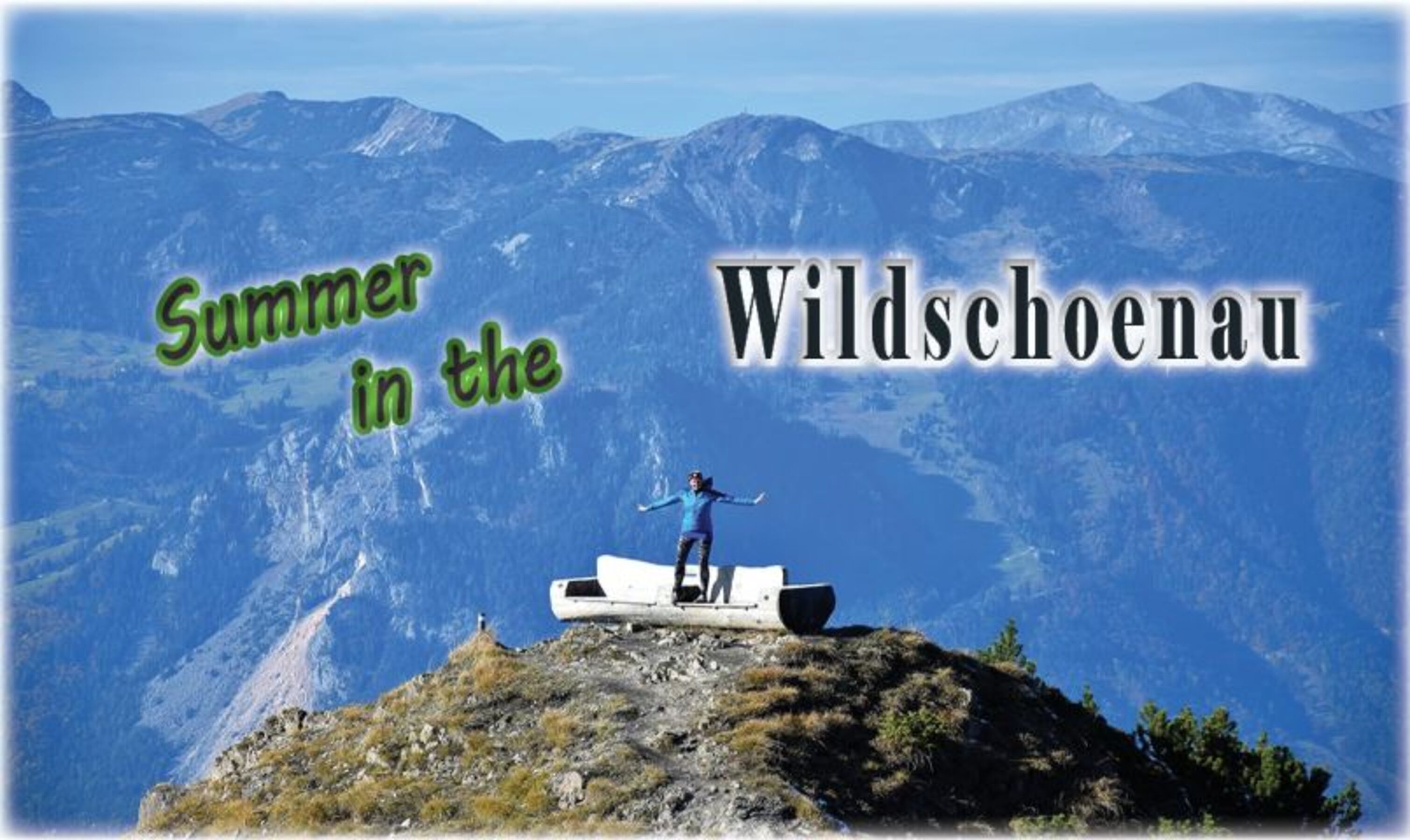 Sommer wandern in den Bergen Tirol Alpenland