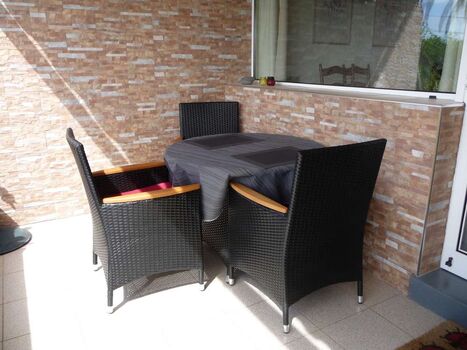 Terrasse mit Ozeanblick