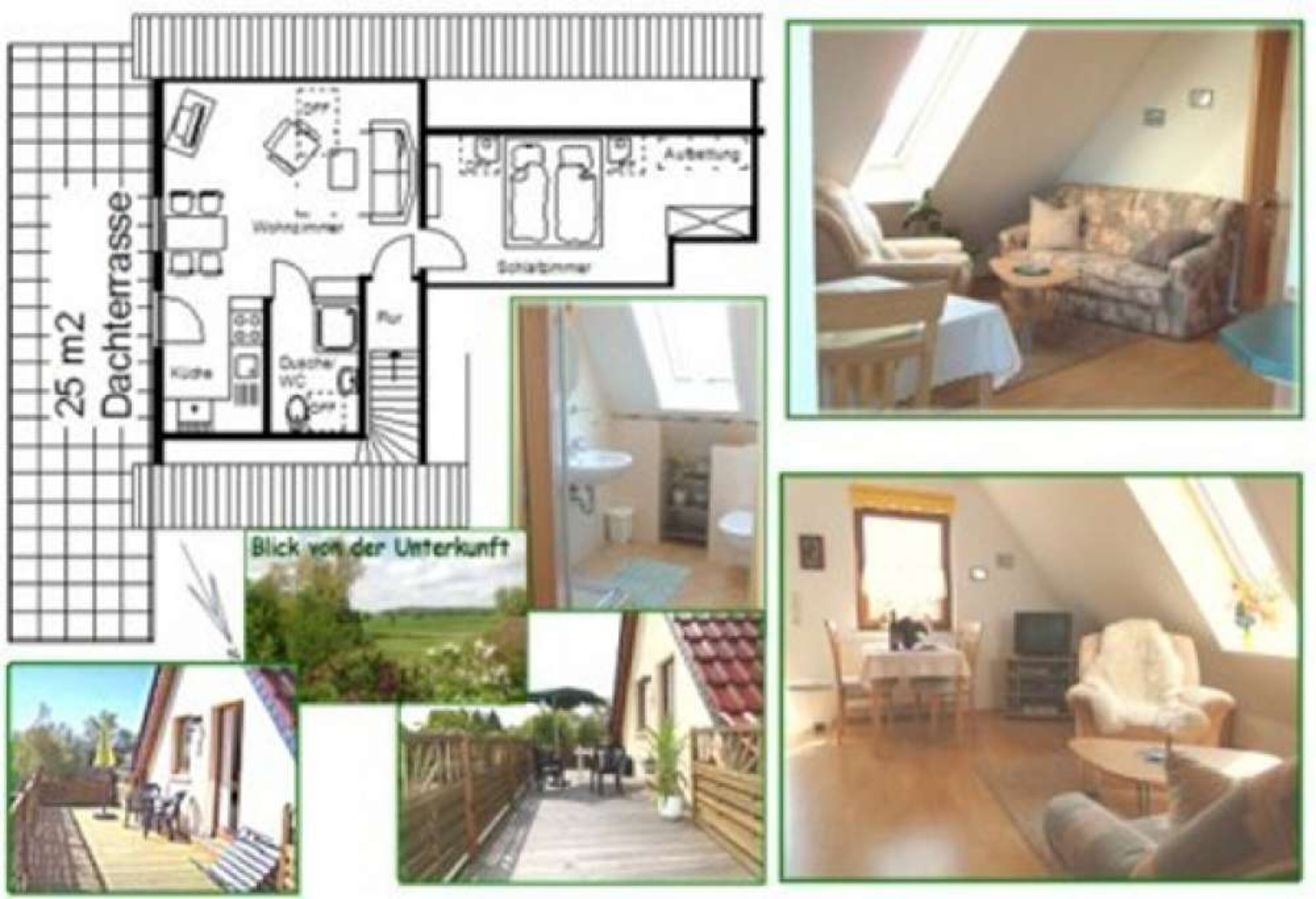 Übersicht der Ferienwohnung OG