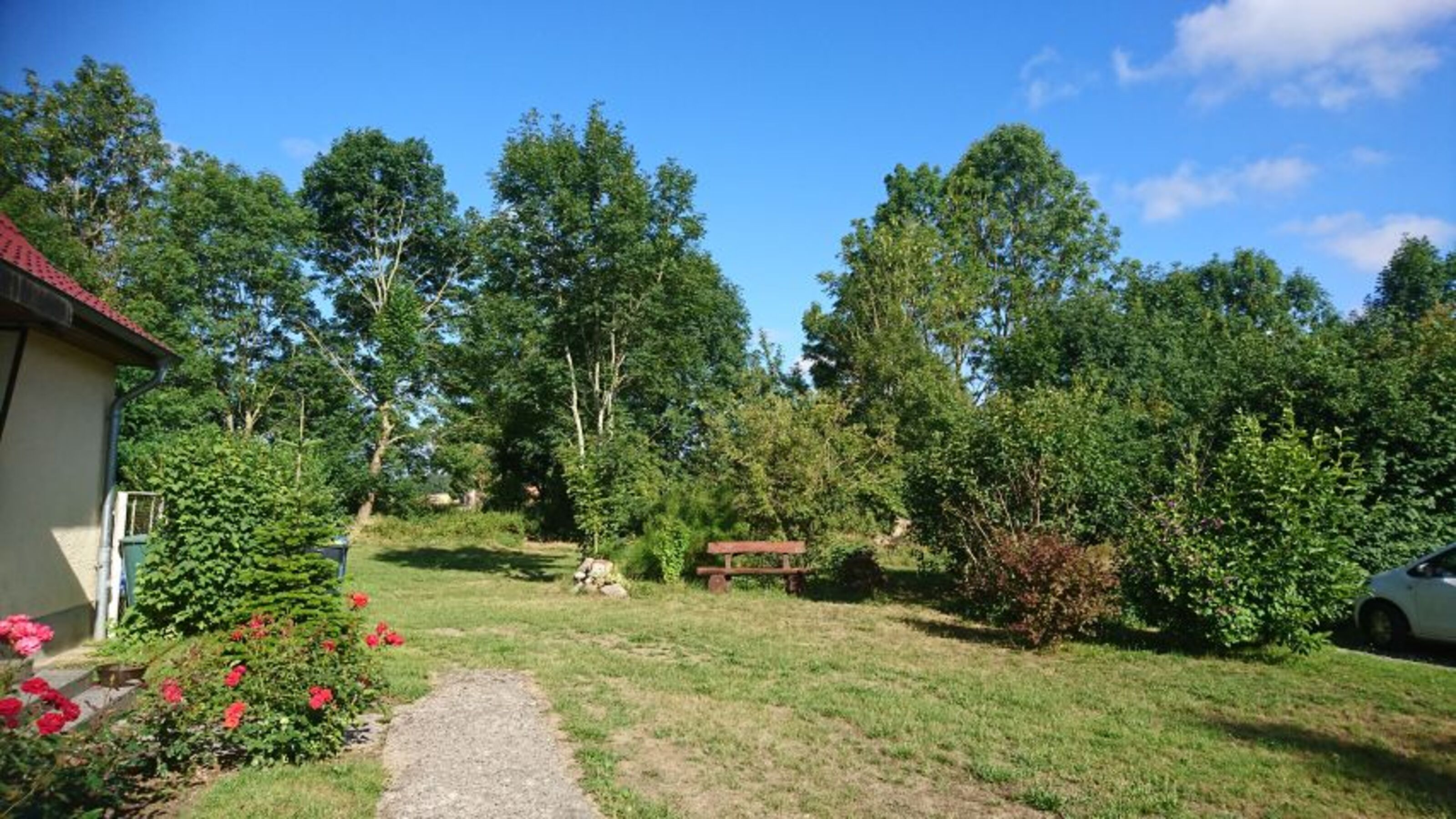 Blick von Eingangstür Unterkunft