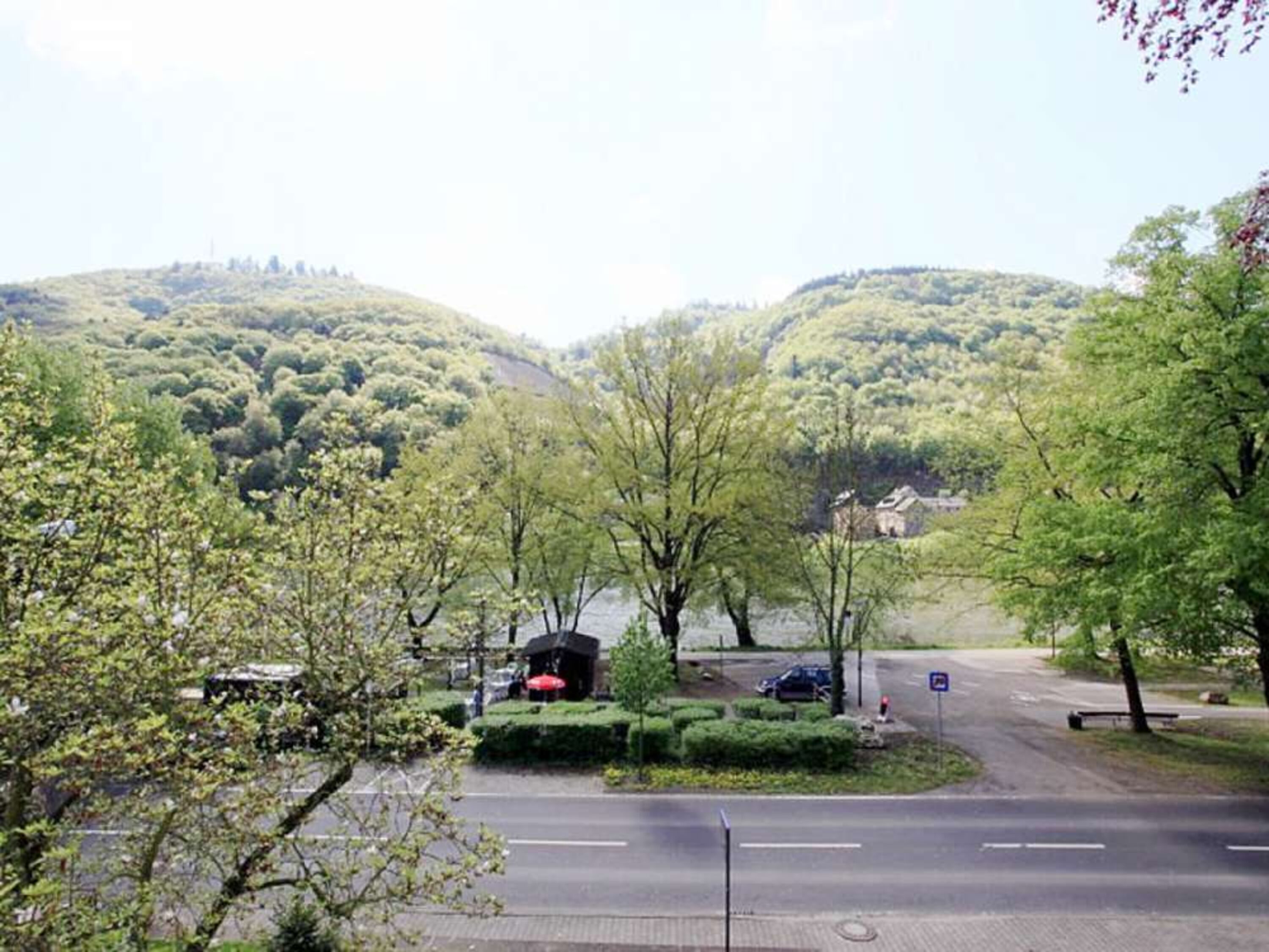 Blick vom Balkon