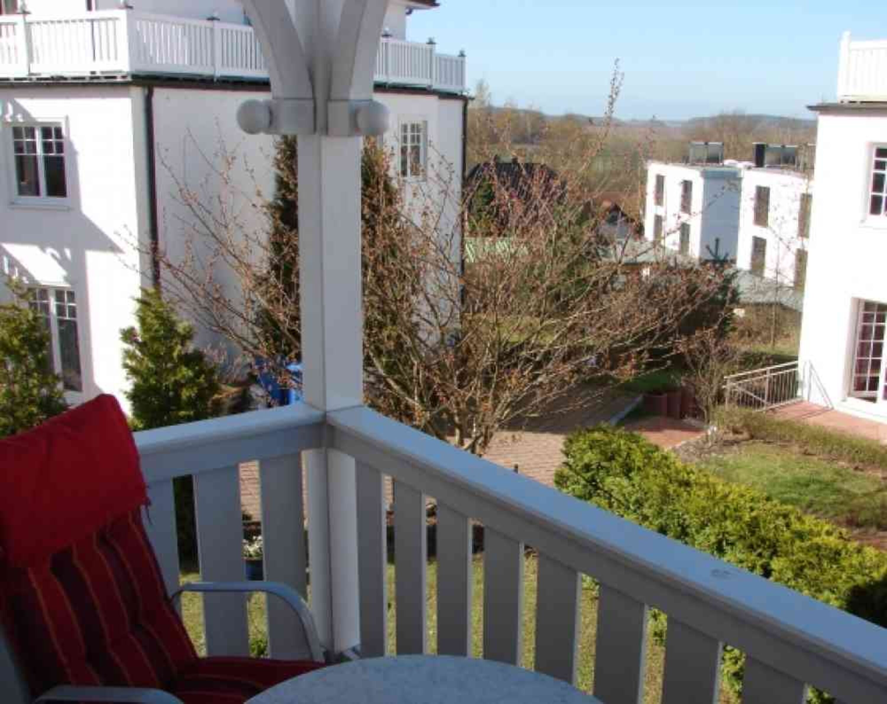 Blick vom Balkon