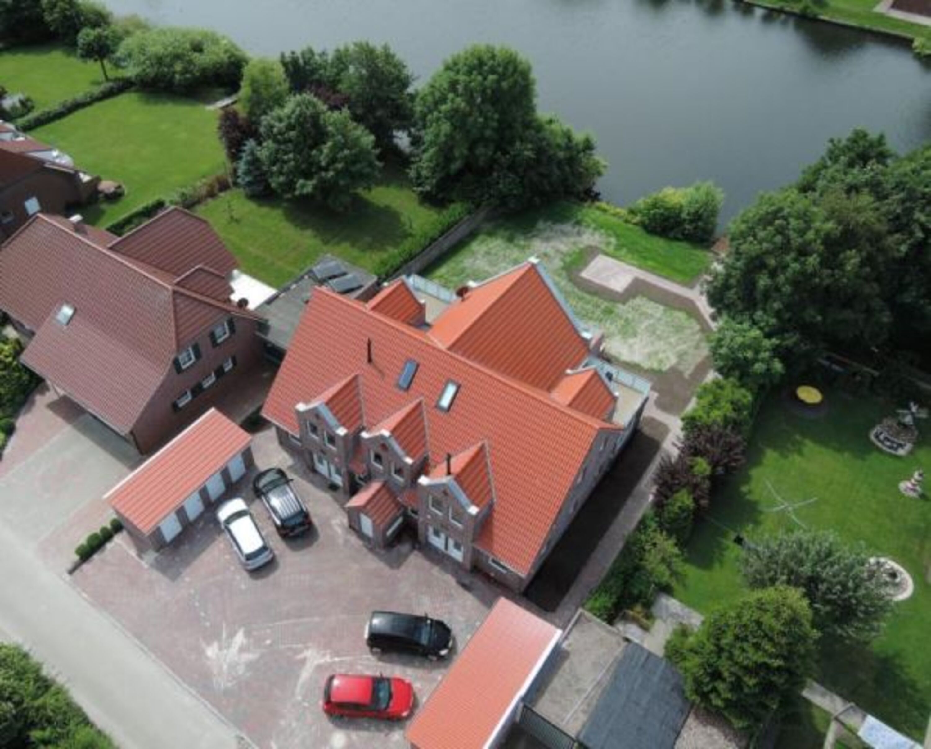 Haus aus der Vogelperspektive