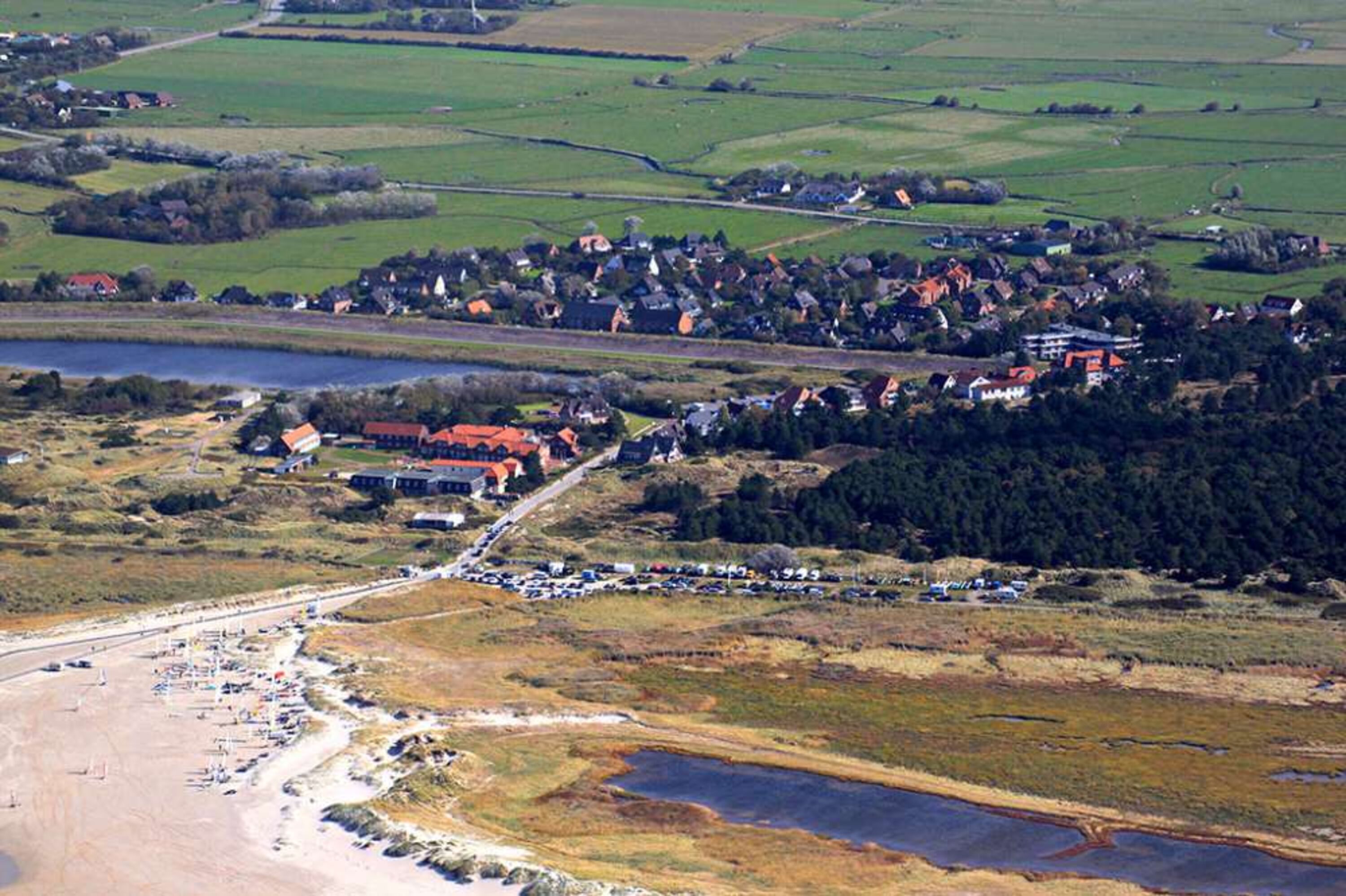 Kurzer Weg zum Sandstrand Ording 