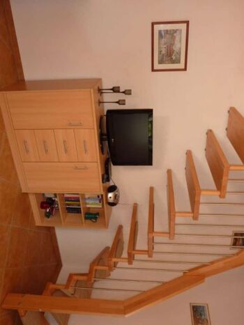 Treppe zum Schlafzimmer