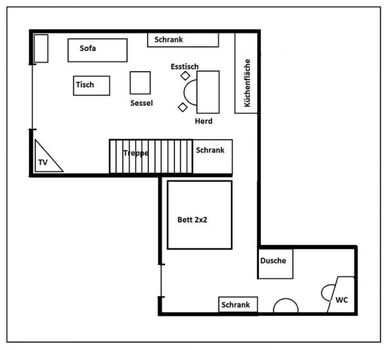 Grundriss Ferienwohnung