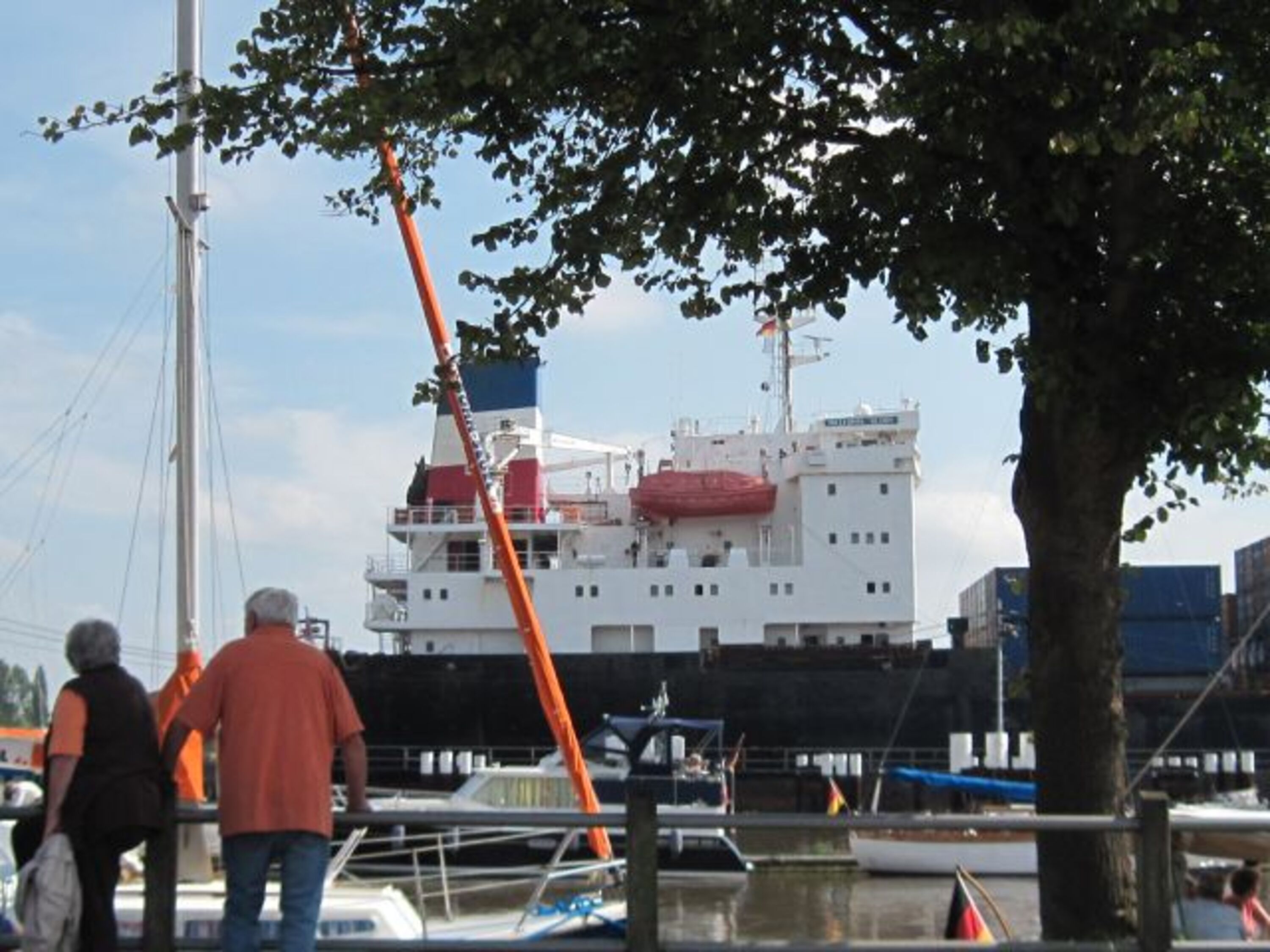 Schleuseneinfahrt Brunsbüttel