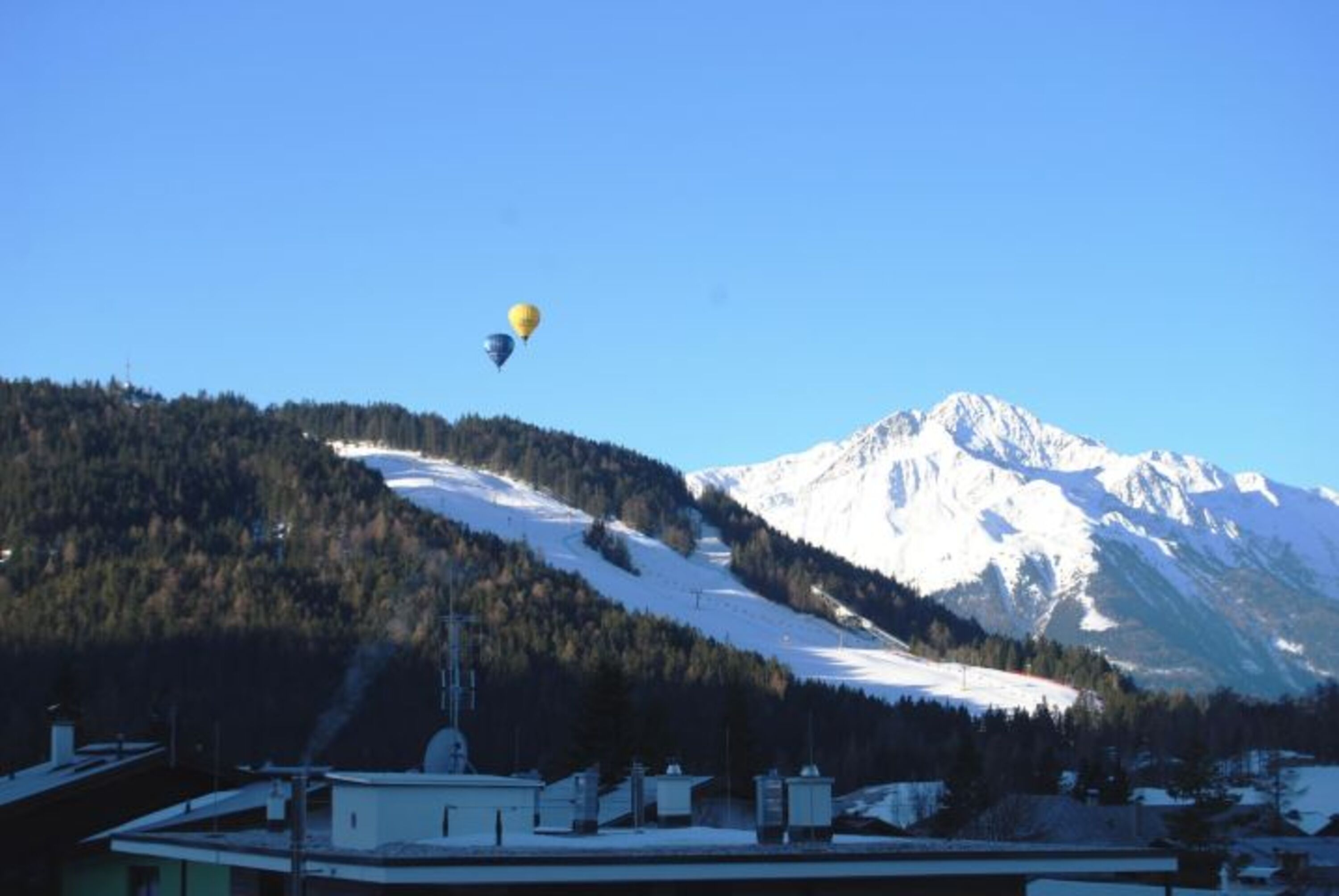 Aussicht zur Olympiasprungschanze