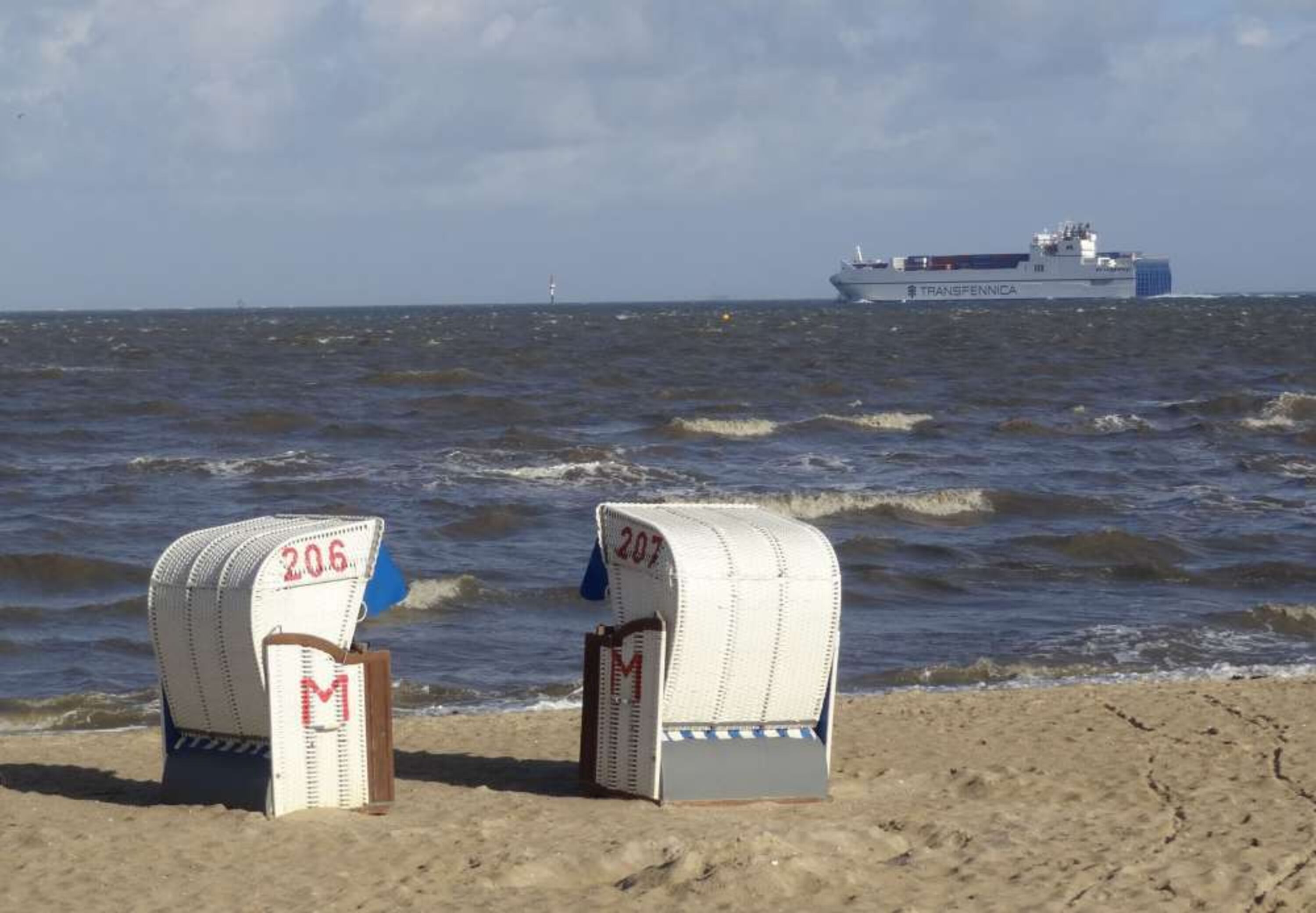 Nur 200 m bis zum Sandstrand