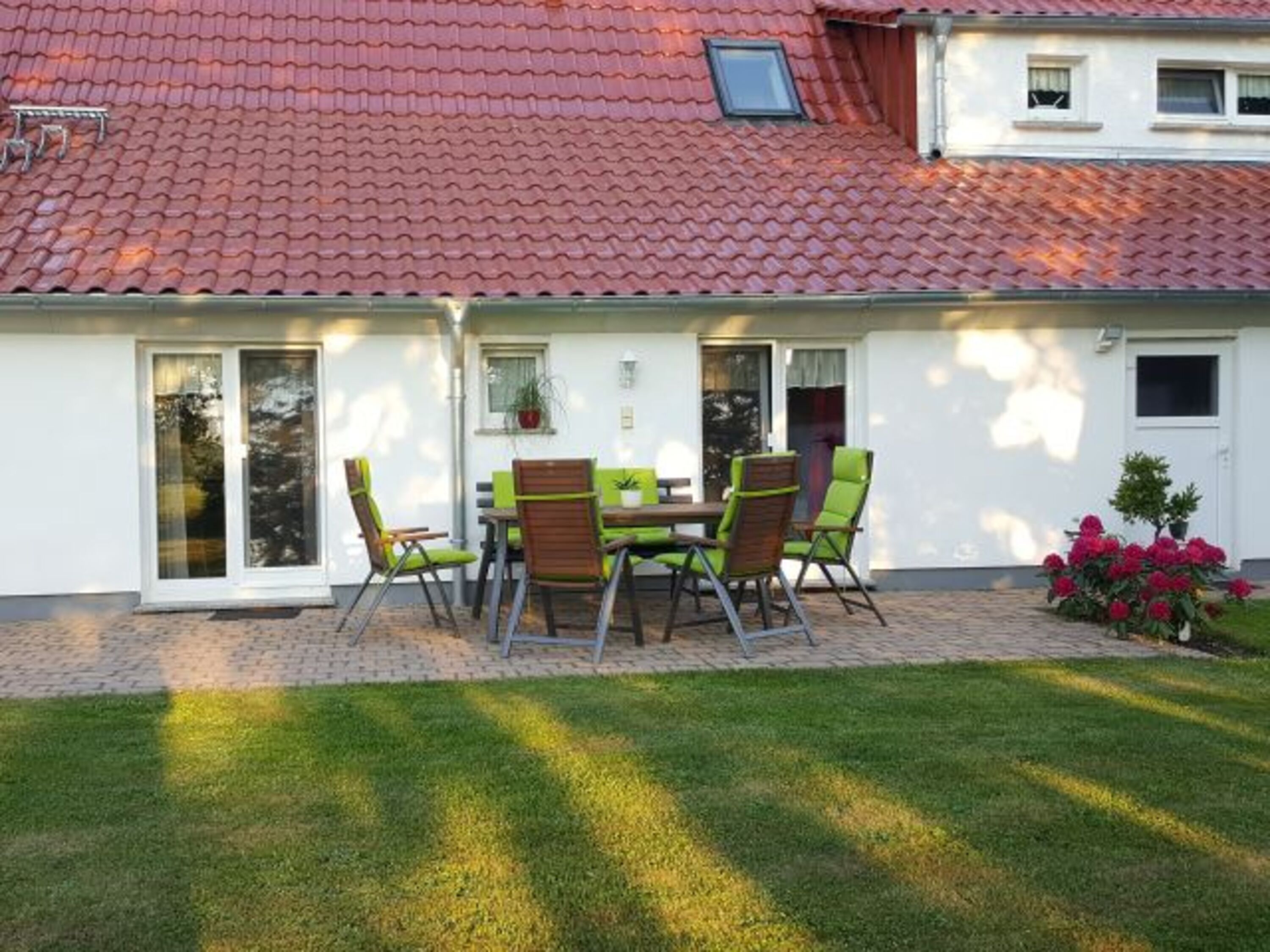 Terrasse mit Abendsonne