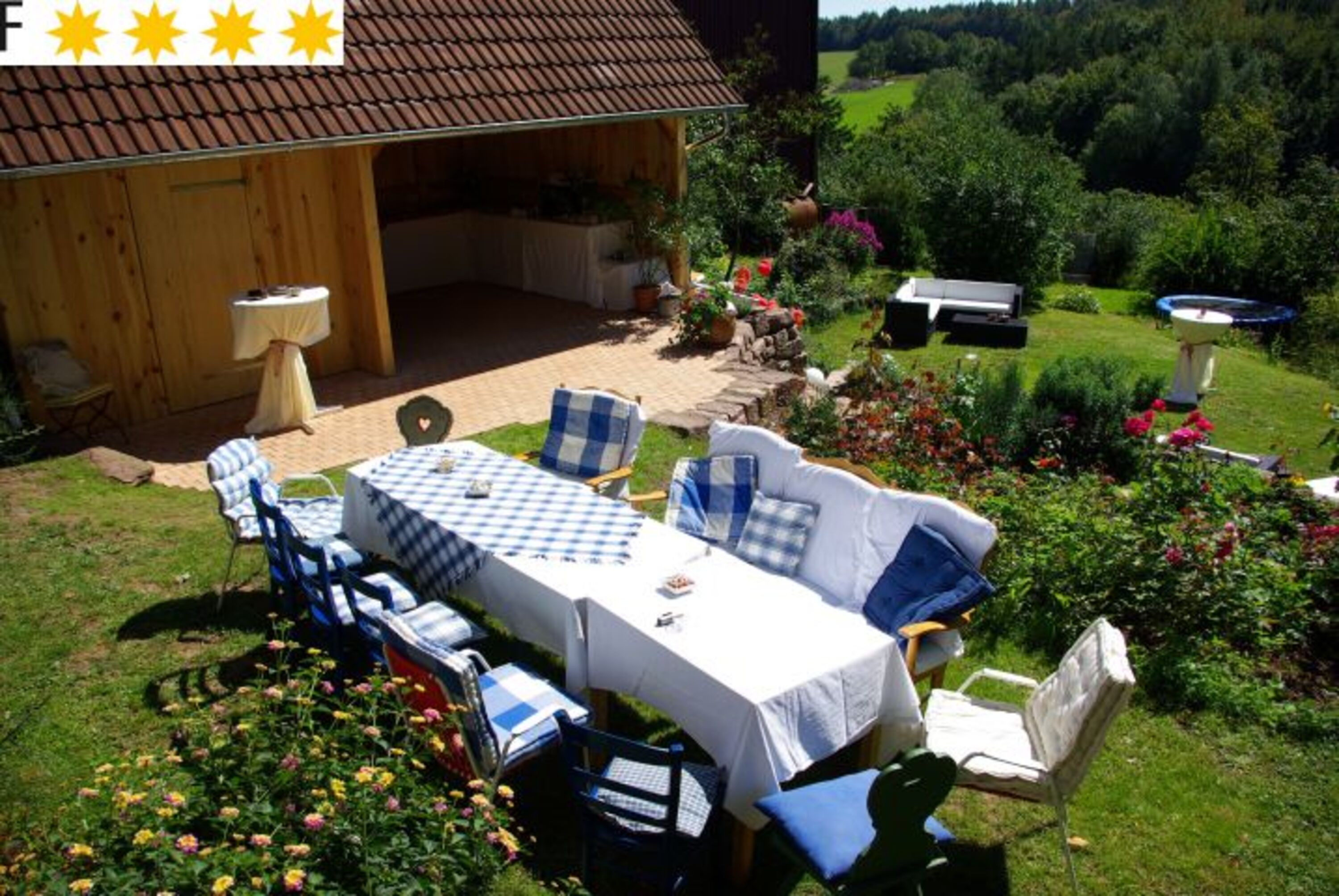 4 Sterne Ferienhaus für bis zu 4 Personen in idyllischer Rhöner Natur