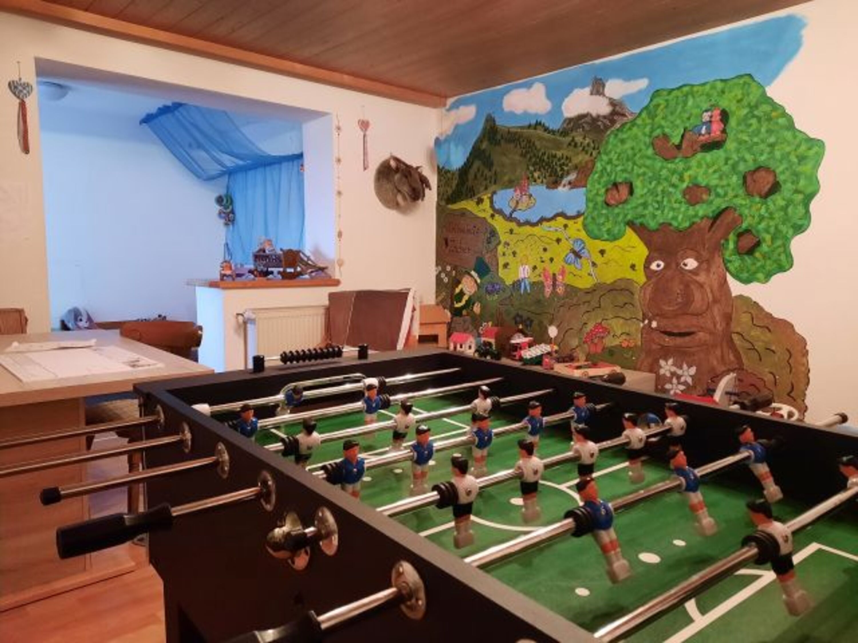 Im Spielzimmer wird es nie langweilig