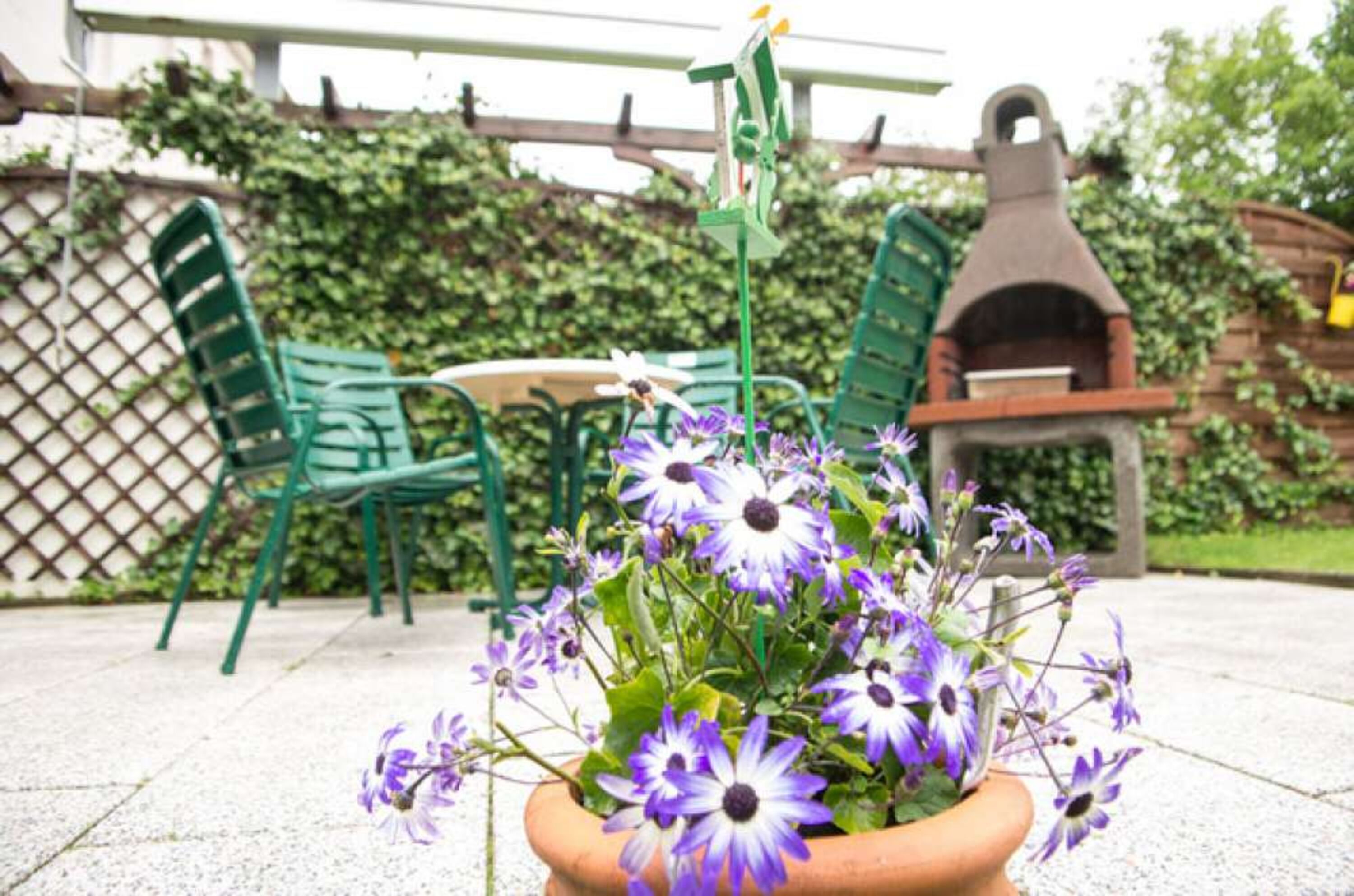 Garten mit Grill