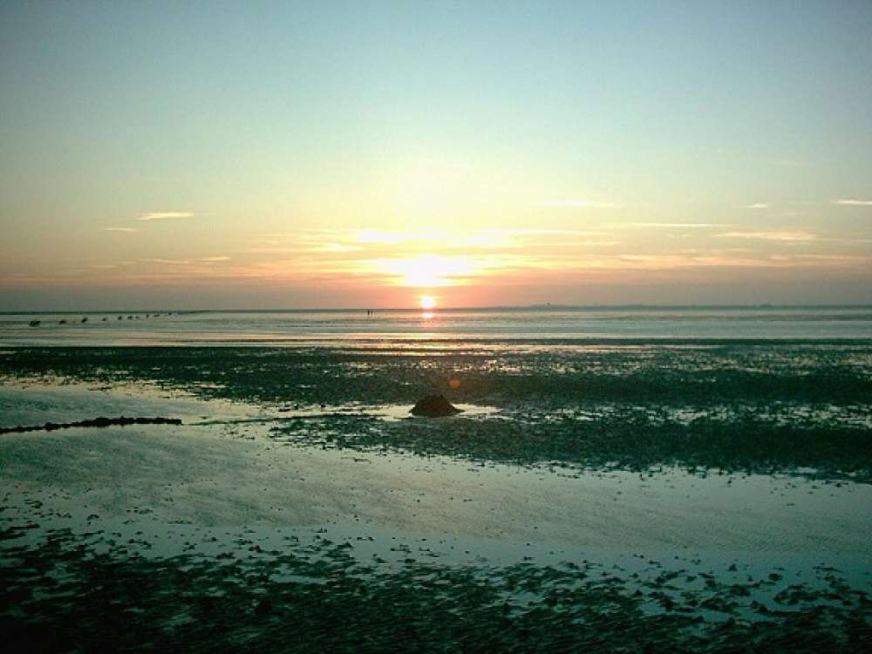 Sonnenuntergang über dem Meer