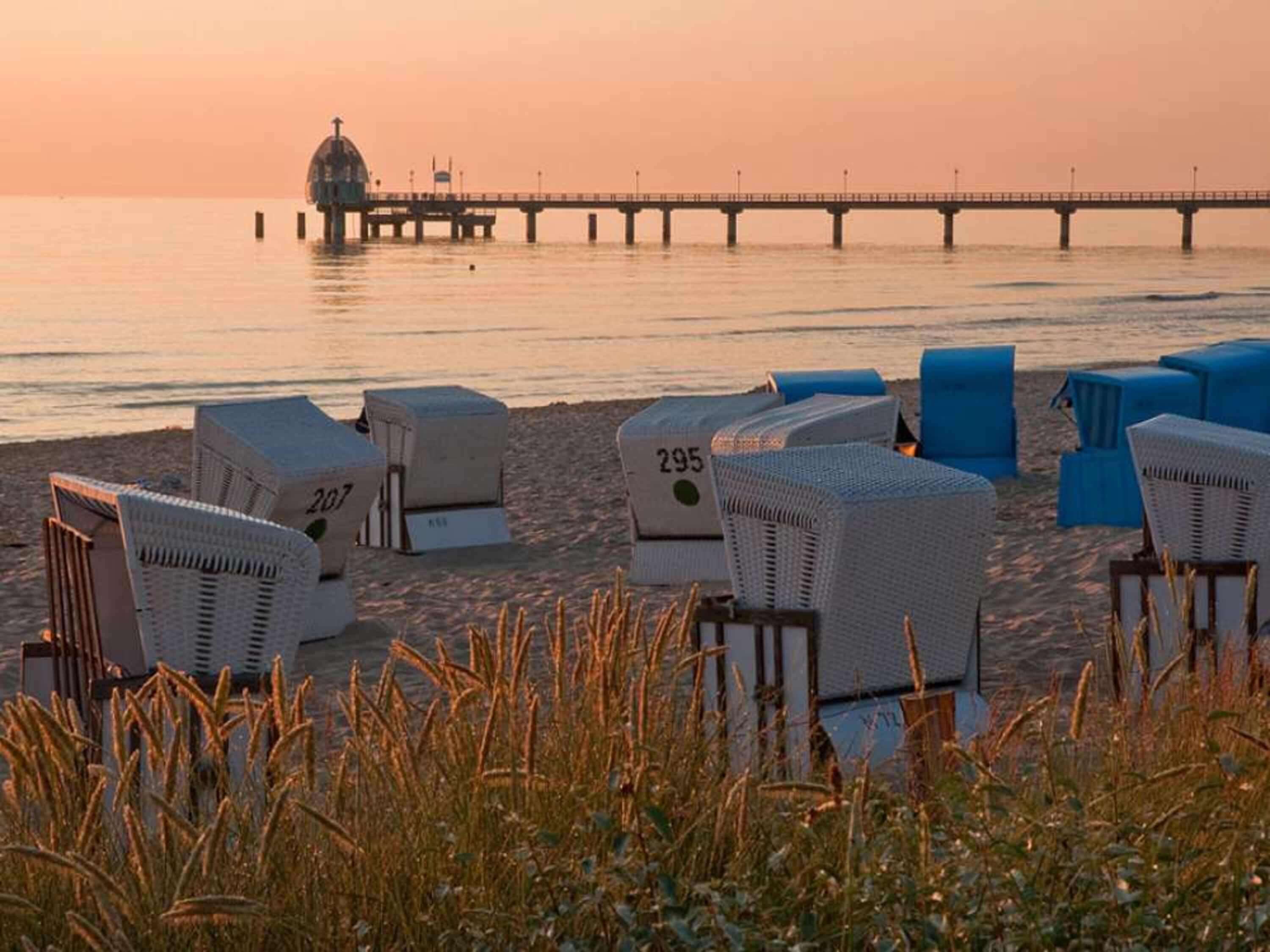 Ostseestrand Zinnowitz mit Seebr