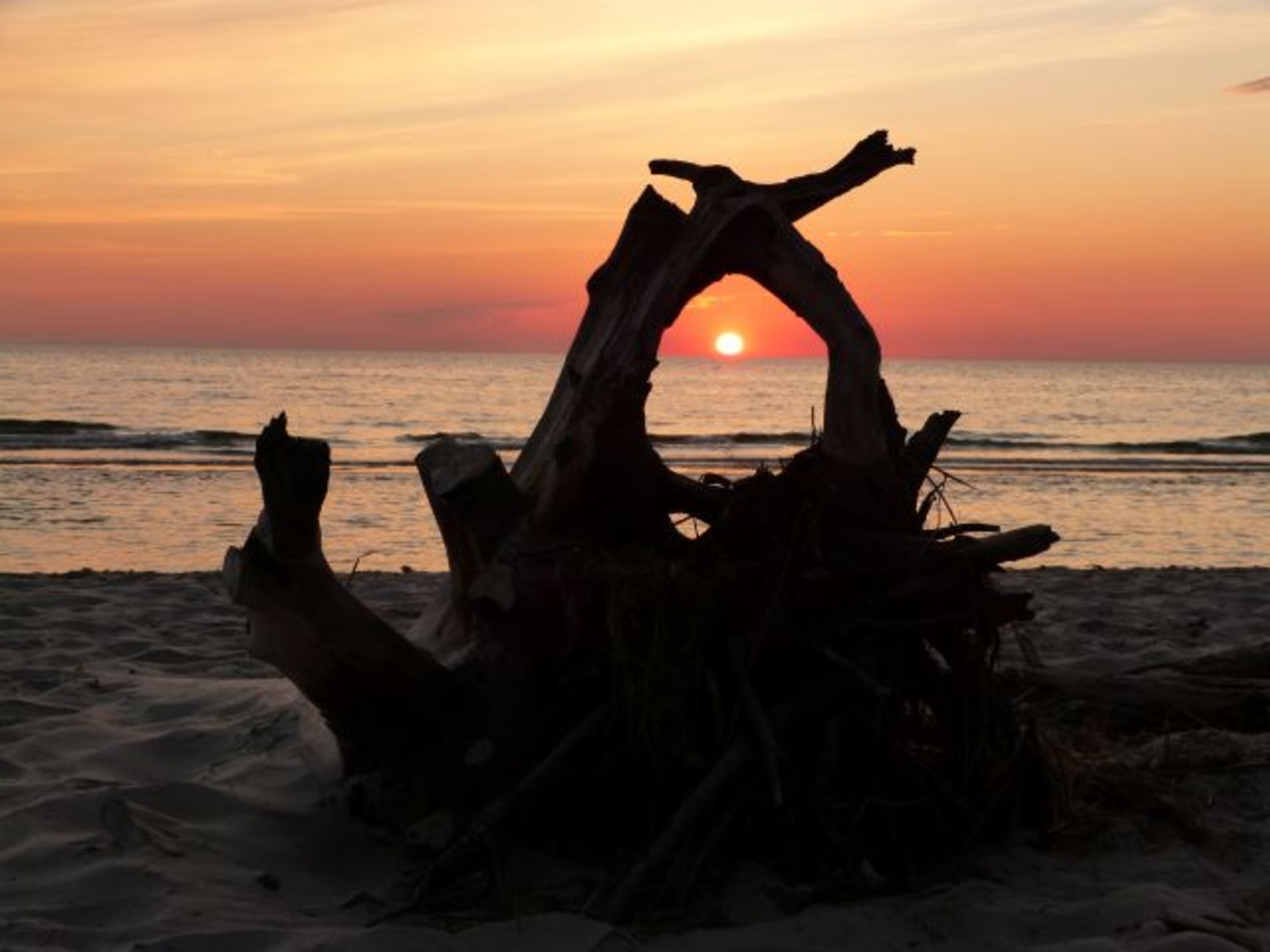 Sonnenuntergang an der Ostsee