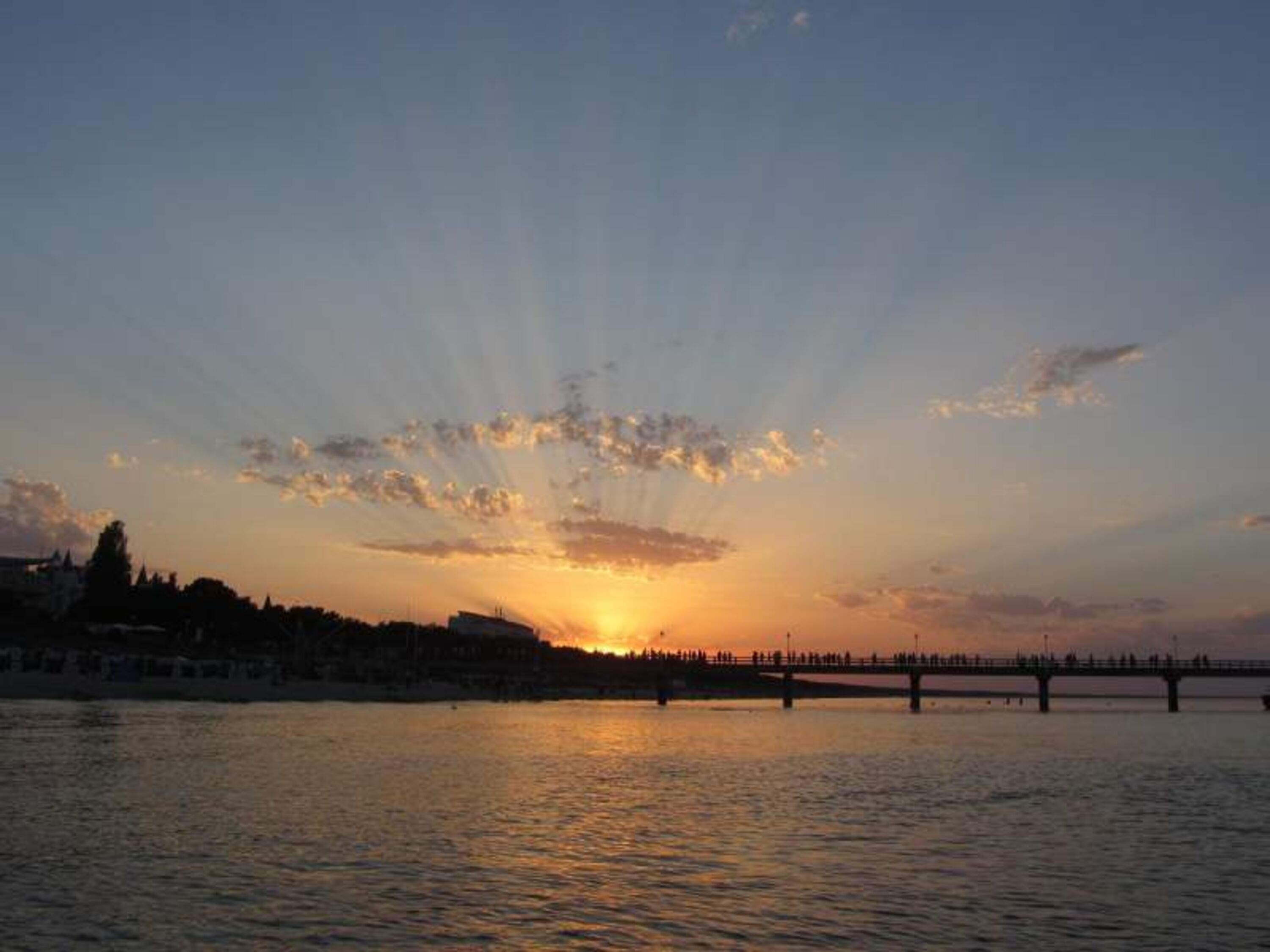 Sonnenuntergang am Strand