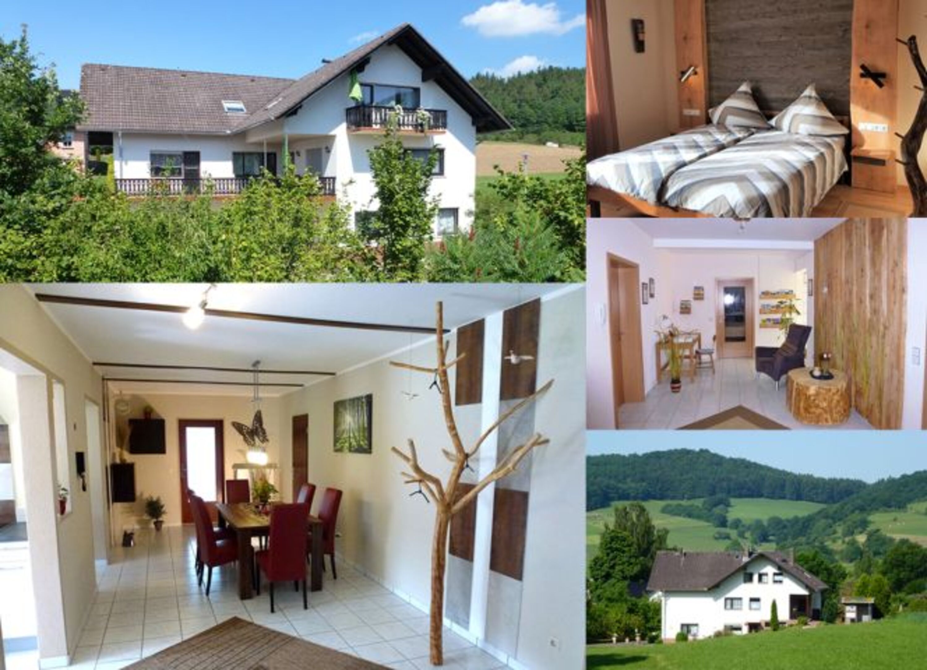 Unser Ferienhaus mit den 3 Ferienwohnungen